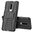 Dual Layer Rugged Tough Case & Stand for OnePlus 7 Pro - Black